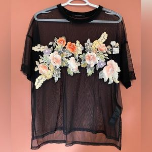 All Saints Mesh Shirt